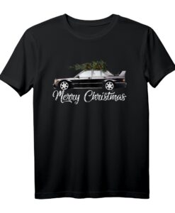 W201 190e Merry Christmas Ugly Sweater - Vintage Retro Auto T-Shirt für Mechaniker, Tuning- und Motorsport-Fans als Geschenk für Weihnachten, Geburtstag, Vatertag