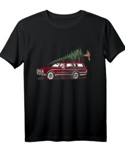 Weihnachtsmann im Auto - Lustiges Xmas T-Shirt für Autofahrer, Weihnachten, Bescherung & Weihnachtsmarkt