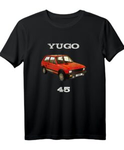 Yugo 45 das schlechteste Auto der Welt Fan T-Shirt - Retro Vintage Auto Klassiker aus den 80ern, Jugoslawien Oldtimer
