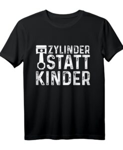 Zylinder Statt Kinder Tuning Mechatroniker T-Shirt - Klassisch geschnitten, doppelt genähter Saum, perfekt für Tuning- und Technik-Fans